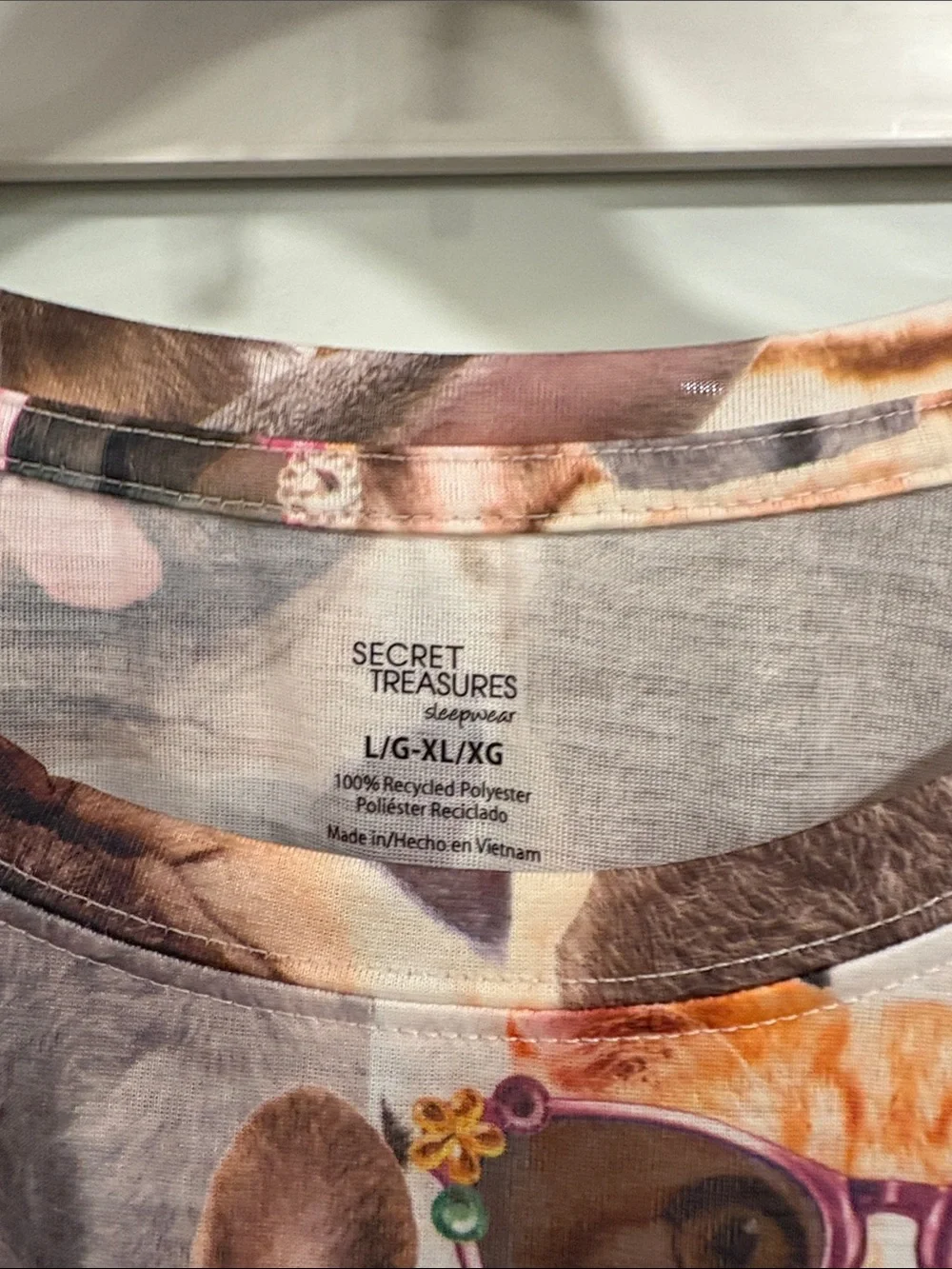 Secret Treasures Multicolor Pet Portrait Tunic